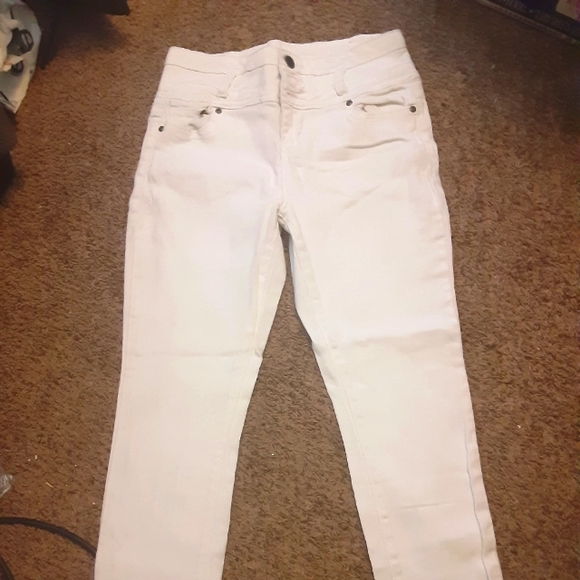 Rue 21 white Jean's size 7/8 regular - Picture 10 of 10